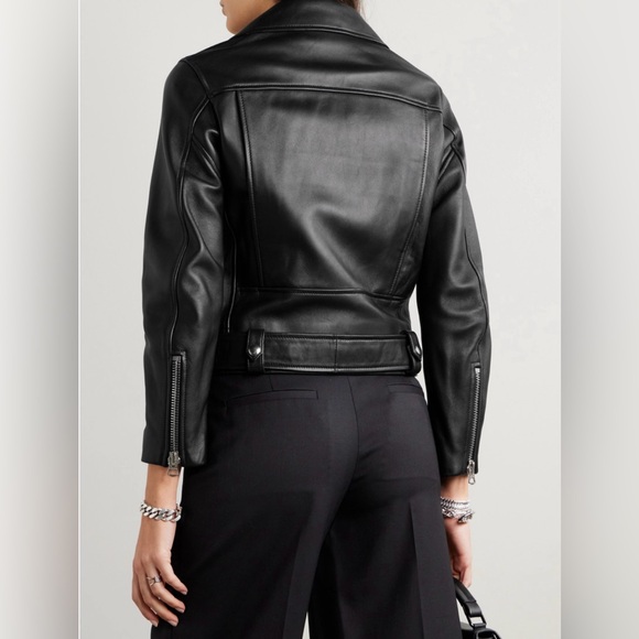 Acne Studios Mock Leather Lambskin Jacket - Picture 4 of 10